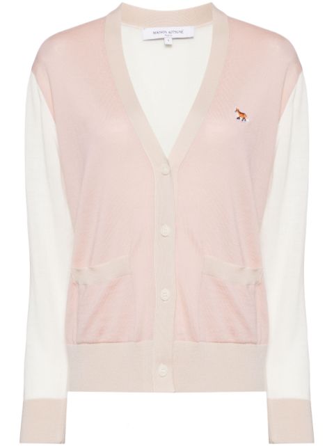 Maison Kitsune embroidered logo cardigans Women