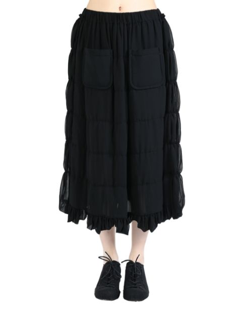 Comme des Garcons TAO tiered midi skirt Women