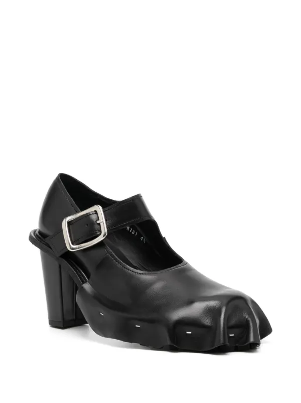 Comme Des Garçons メリージェーン レザーパンプス | ブラック