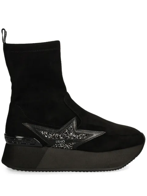 LIU JO logo boots