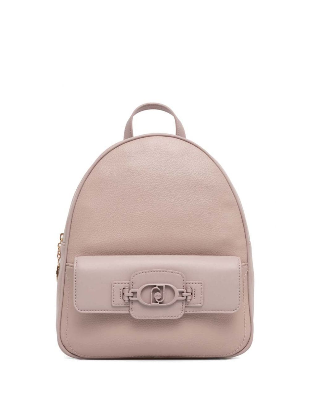 Liu •jo Logo-plaque Backpack In Pink