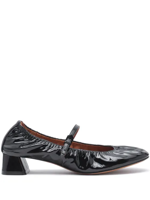 Ballerines en cuir à talon compensé - Lanvin - Modalova