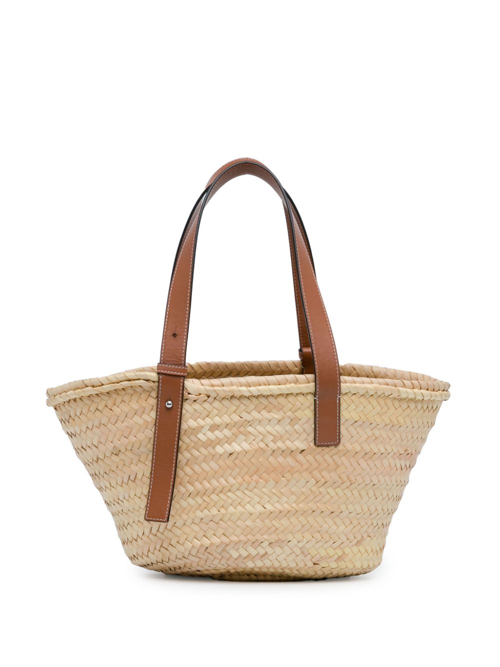 Loewe Pre-Owned 21st Century Small Raffia Basket tote bag - Bruin