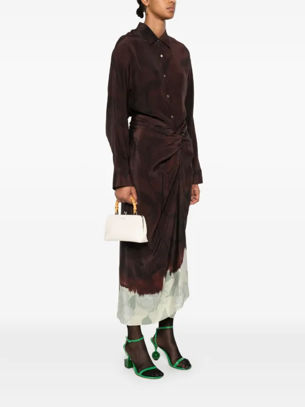 Jil Sander Mini Goji Bamboo Tote Bag | Neutrals | FARFETCH AO