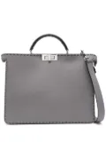 FENDI medium Peekaboo ISeeU Selleria tote bag - Grey