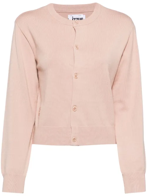 Cardigan à logo brodé - izzue - Modalova