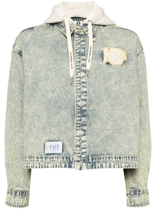 Chemise à badge logo - AAPE BY *A BATHING APE® - Modalova