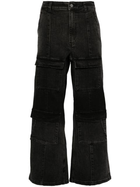 izzue denim cargo trousers