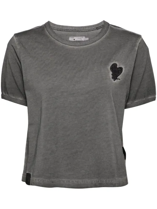 T-shirt en coton à logo brodé - izzue - Modalova