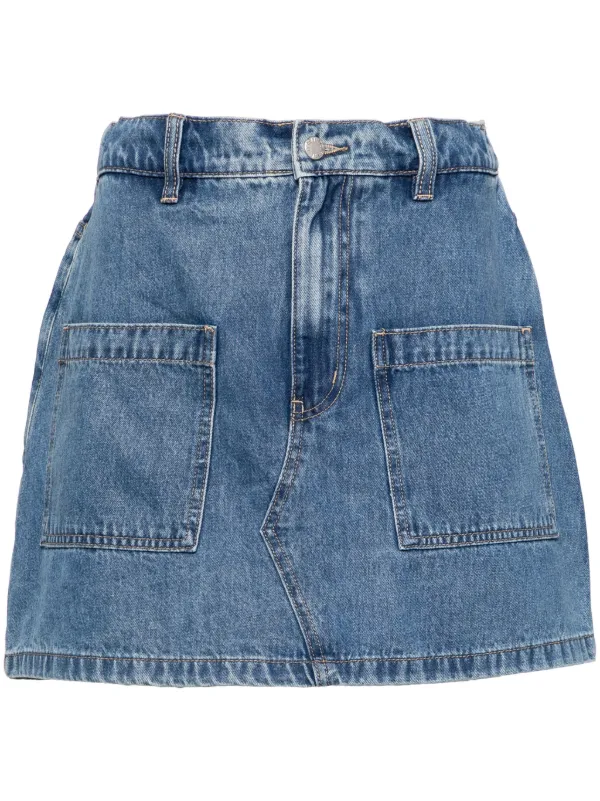 Izzue logo-patch Denim Shorts | Blue | FARFETCH