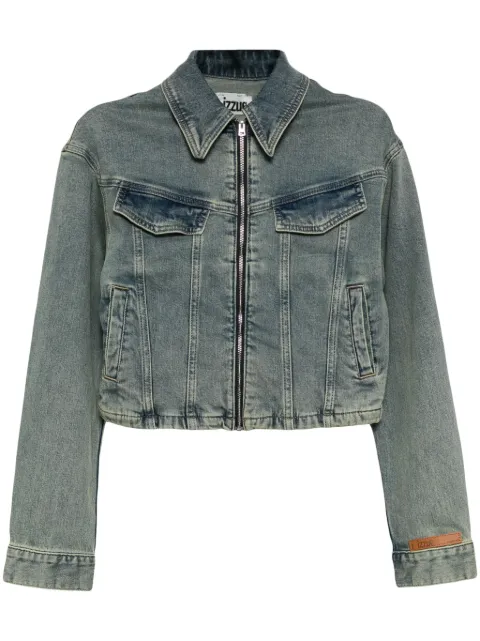 izzue zip-up denim jacket