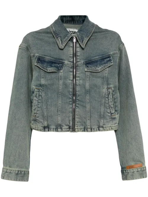 Veste en jean à fermeture zippée - izzue - Modalova