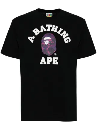 Bathing ape purple shirt hotsell