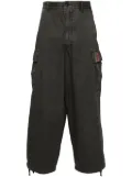 izzue wide-leg cargo pants - Grey