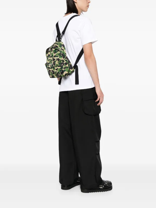 A BATHING APE® ABC Camo Print Small Backpack | Green | FARFETCH