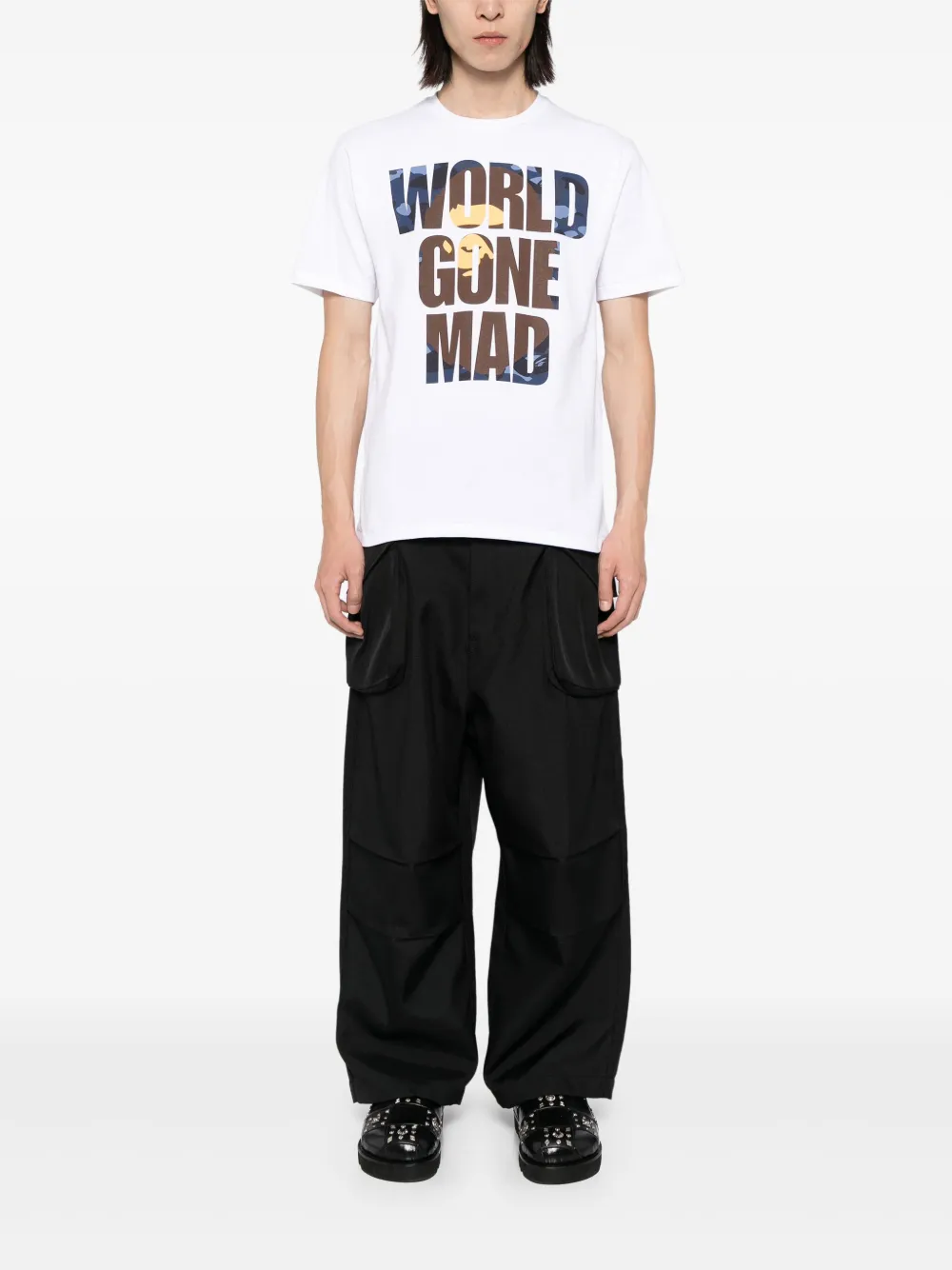 A BATHING APE® T-shirt met grafische print - Wit