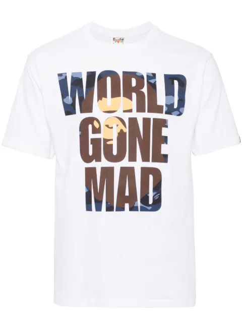 A BATHING APE® playera con estampado gráfico