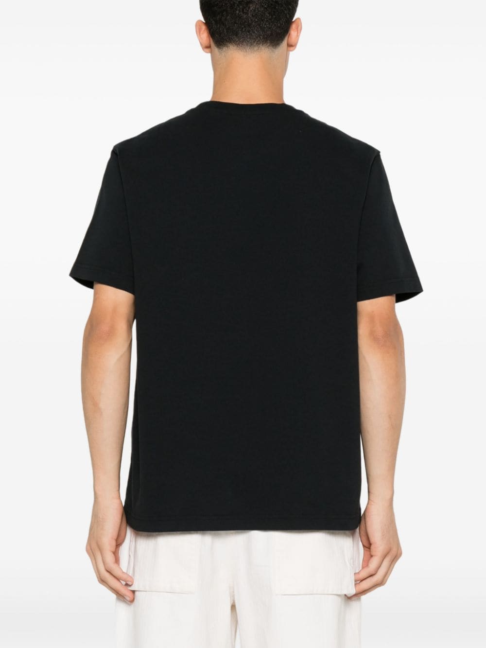 Shop Maison Kitsuné Outdoor Profile Fox T-shirt In Black