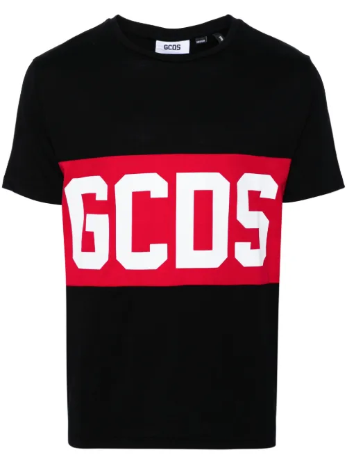 GCDS t-shirt à bande logo - Noir - GCDS - Modalova