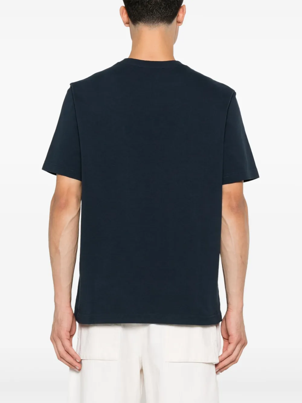 Maison Kitsuné Outdoor Profile Fox T-shirt Blauw