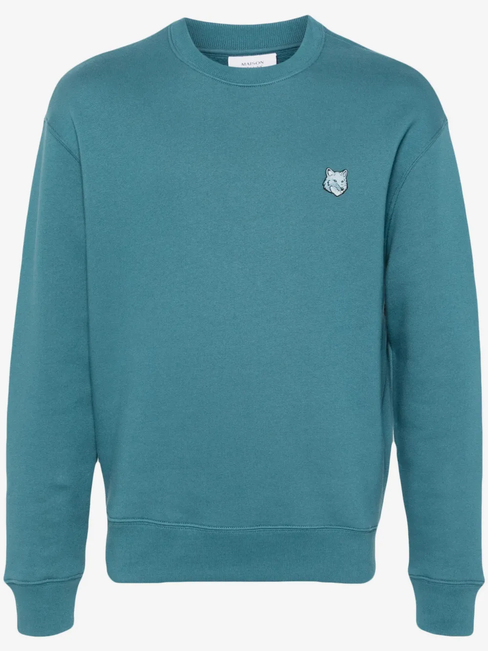 Maison Kitsuné Bold Fox Head patch sweatshirt | Blue | Image 1