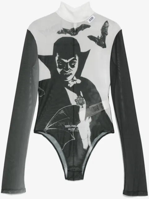 GCDS graphic-print bodysuit
