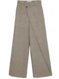 Giuseppe Di Morabito layered-detail trousers - Neutrals