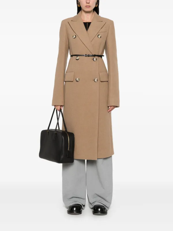 【関税&送料込】Sportmax Beige Wool Blend Ghia Coat Sportmax Ghia Coat | Neutrals | FARFETCH BH