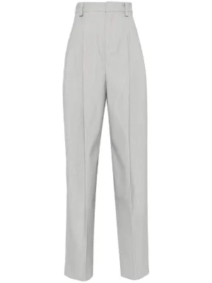 Jacquemus Le Curzio Trousers | Grey | FARFETCH