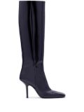 Lanvin patent-leather boots - Black