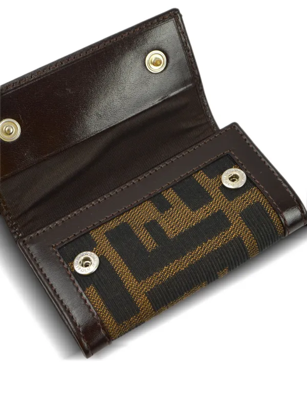 Fendi Pre-Owned 1990-2000s Zucca six-hook Key Case | Brown