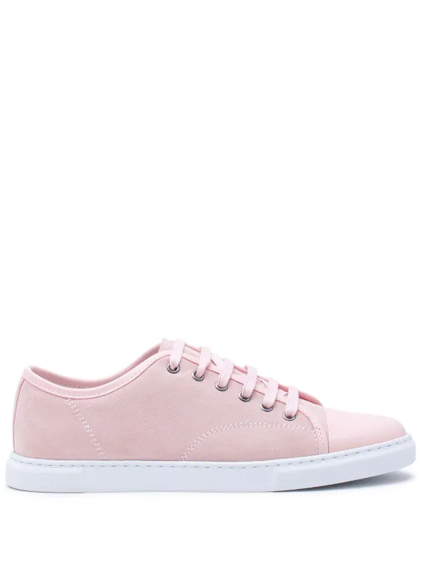 Lanvin Suede Sneakers in Pink