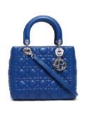 Christian Dior Pre-Owned medium Lady Dior two-way bag - Blue