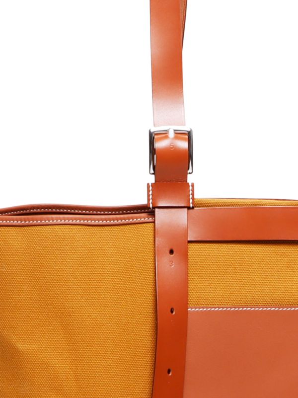 Hermès Pre-Owned 2022 Etriviere Pocket 35 Tote Bag | Yellow | FARFETCH IE