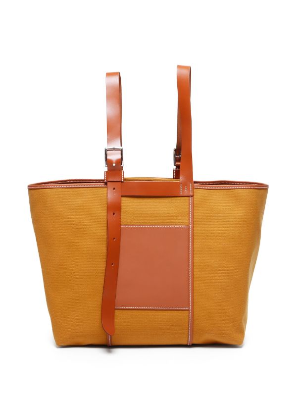 Hermès Pre-Owned 2022 Etriviere Pocket 35 Tote Bag | Yellow | FARFETCH IE