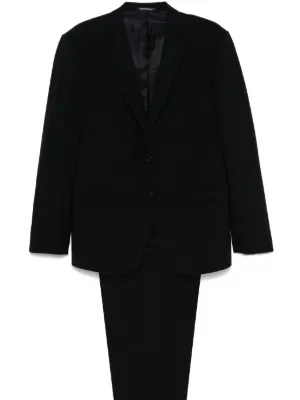 Giorgio Armani ウール スーツ | ブラック | FARFETCH JP