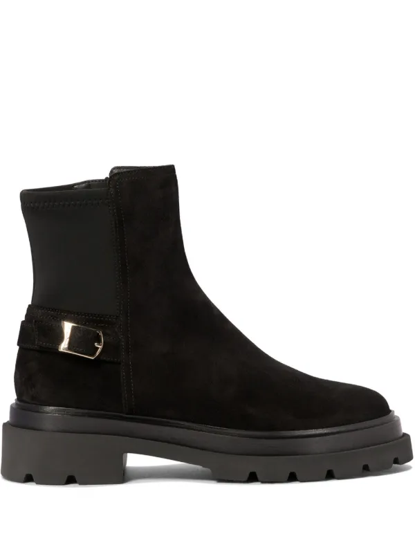 Santoni Erin Stiefel Schwarz FARFETCH DE