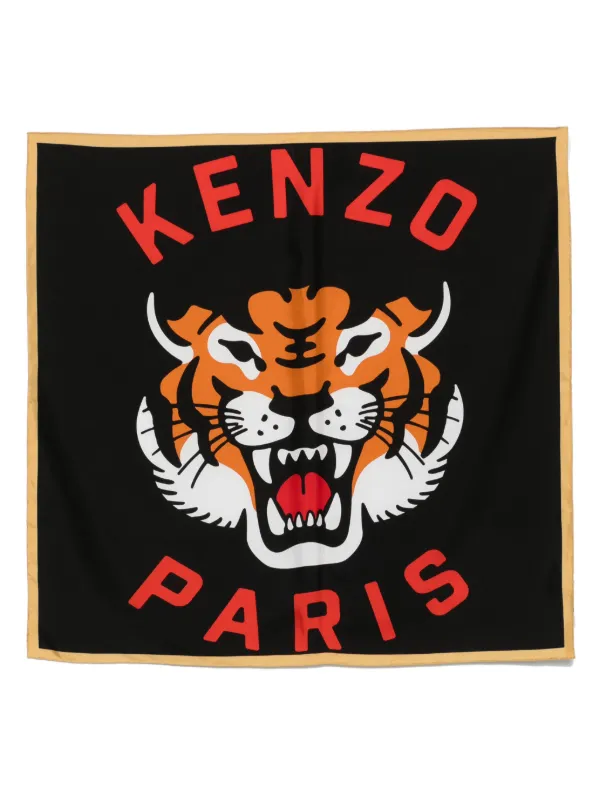 KENZO ロゴ入り ニットマフラー 24956675_55246258_600.jpg