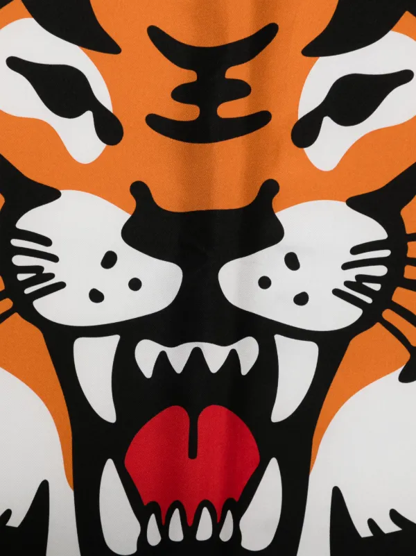 Kenzo Lucky Tiger Scarf | Black | FARFETCH