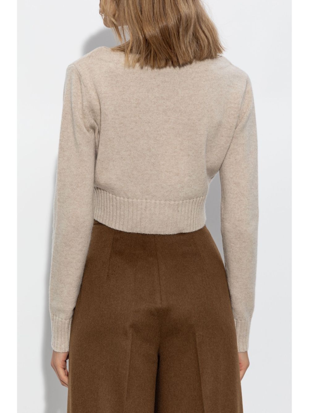 Max Mara cropped knitted top Women