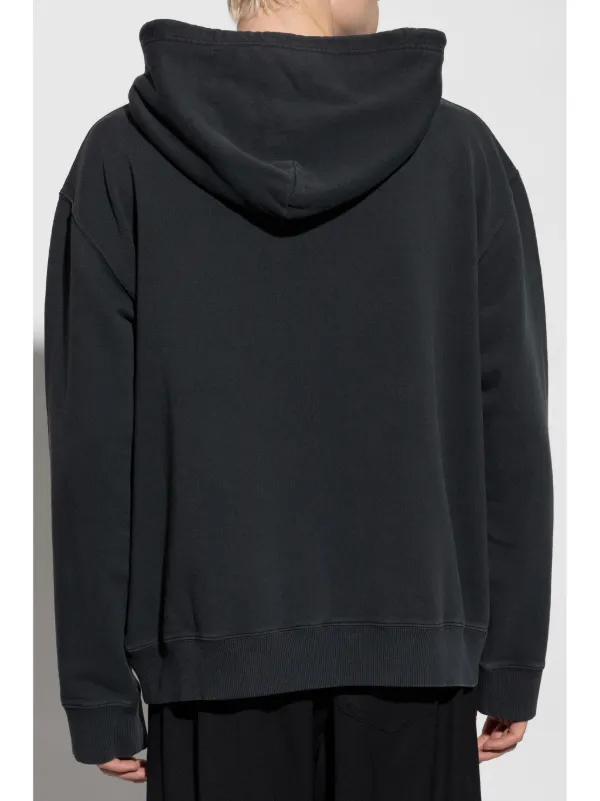 MM6 Maison Margiela ロゴ パーカー | ブラック | FARFETCH JP