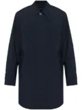 SAMSOE SAMSOE concealed-fastening trench coat - Blue