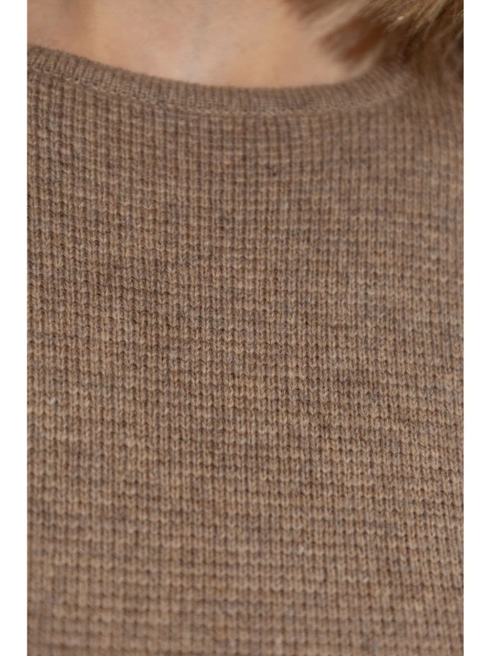 Shop Max Mara Sleeveless Knitted Top In Brown