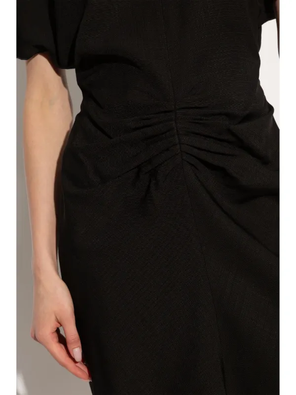 送料込/関税込■Victoria Beckham■ギャザーミニドレス Victoria Beckham ギャザー ミニドレス | ブラック | FARFETCH JP