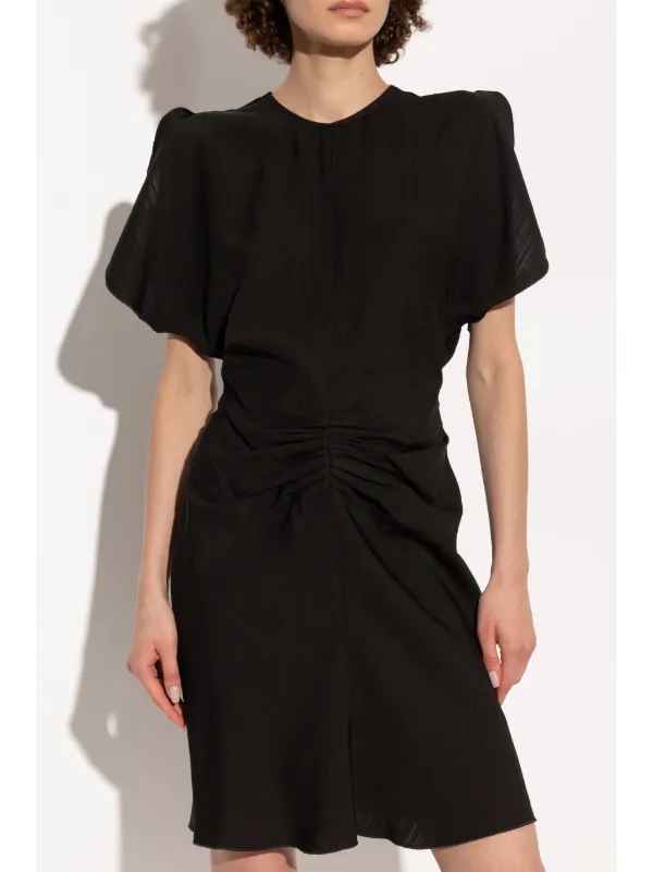 送料込/関税込■Victoria Beckham■ギャザーミニドレス Victoria Beckham ギャザー ミニドレス | ブラック | FARFETCH JP
