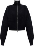 Sportmax zip-up cardigan - Black