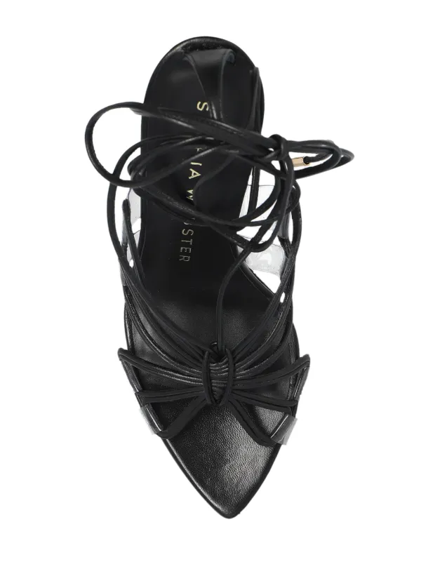 サンダル・ミュール SOPHIA WEBSTER Women Sandals 420819 SSS25010 Black Sophia Webster 120mm Havanna Sandals | Black | FARFETCH