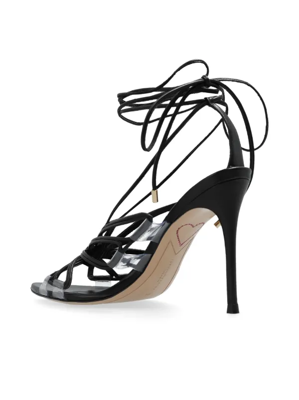 サンダル・ミュール SOPHIA WEBSTER Women Sandals 420819 SSS25010 Black Sophia Webster Delphine Black Caged Sandal Black 39 | eBay