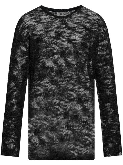 MM6 Maison Margiela open-knit jumper Men