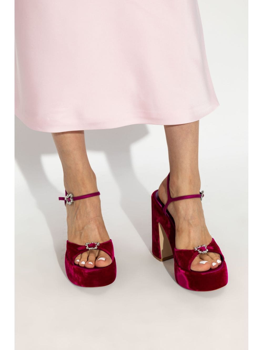 Sophia Webster 140mm Grace sandals - Rood